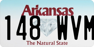 AR license plate 148WVM
