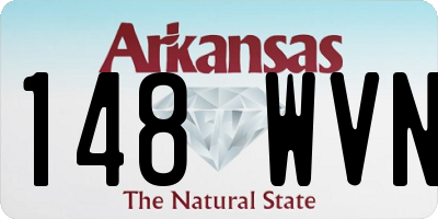 AR license plate 148WVN