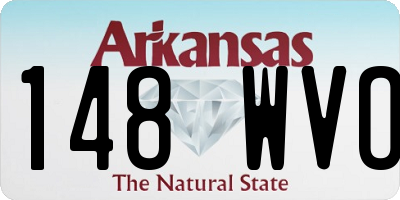 AR license plate 148WVO