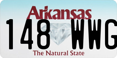 AR license plate 148WWG