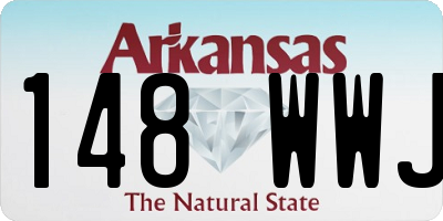 AR license plate 148WWJ