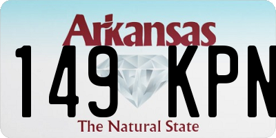AR license plate 149KPN