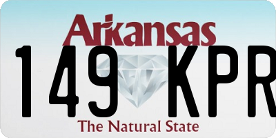 AR license plate 149KPR