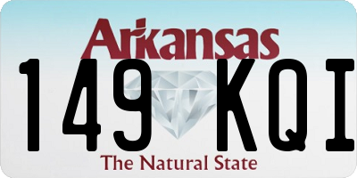 AR license plate 149KQI