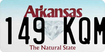 AR license plate 149KQM