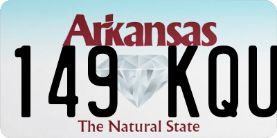 AR license plate 149KQU