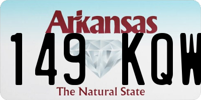 AR license plate 149KQW
