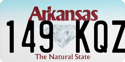 AR license plate 149KQZ