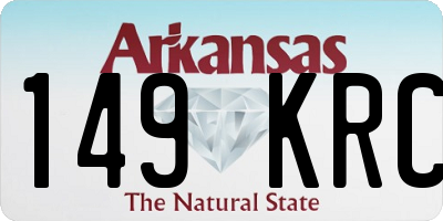 AR license plate 149KRC