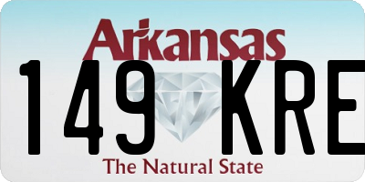AR license plate 149KRE