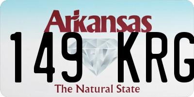 AR license plate 149KRG