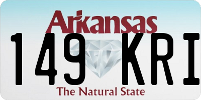 AR license plate 149KRI