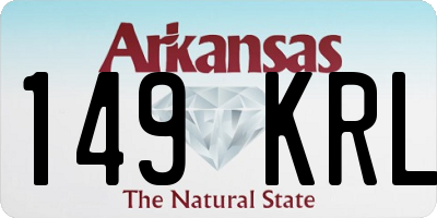 AR license plate 149KRL