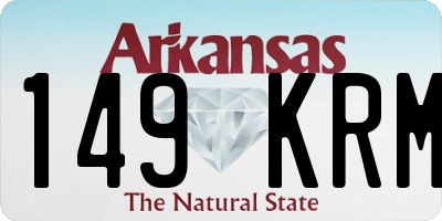 AR license plate 149KRM