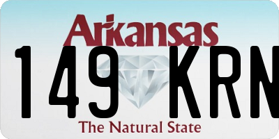 AR license plate 149KRN
