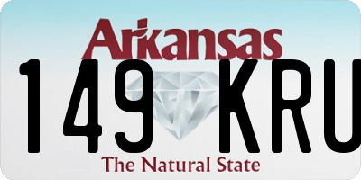AR license plate 149KRU