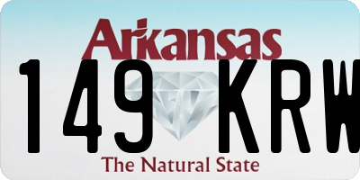 AR license plate 149KRW