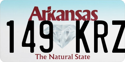 AR license plate 149KRZ