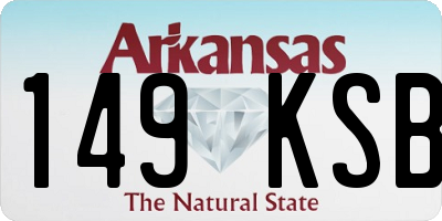 AR license plate 149KSB