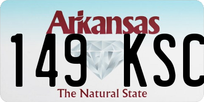 AR license plate 149KSC