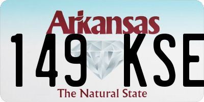 AR license plate 149KSE