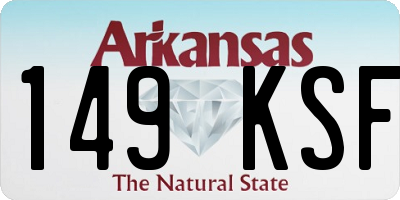 AR license plate 149KSF