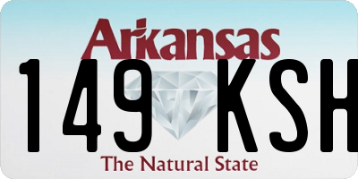 AR license plate 149KSH