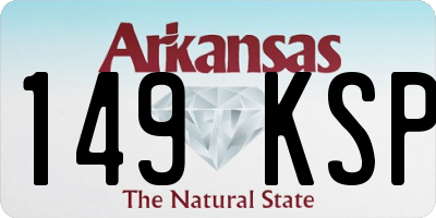 AR license plate 149KSP