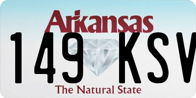 AR license plate 149KSV