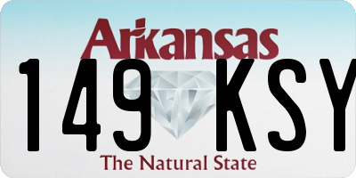 AR license plate 149KSY