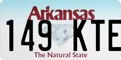 AR license plate 149KTE