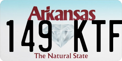 AR license plate 149KTF