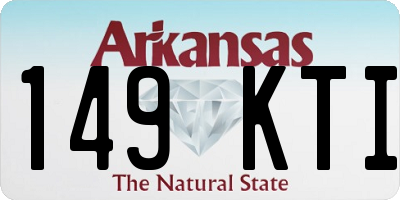 AR license plate 149KTI