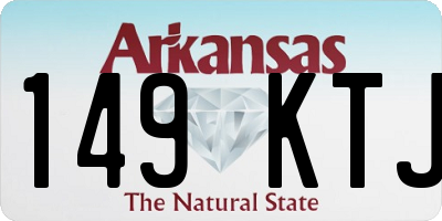 AR license plate 149KTJ