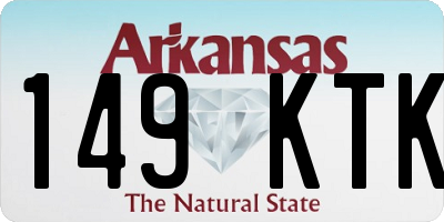 AR license plate 149KTK