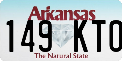 AR license plate 149KTO