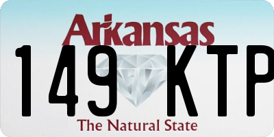 AR license plate 149KTP