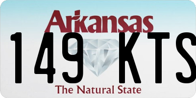 AR license plate 149KTS
