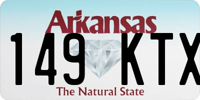 AR license plate 149KTX
