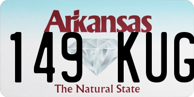 AR license plate 149KUG