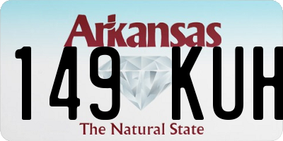 AR license plate 149KUH