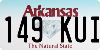 AR license plate 149KUI