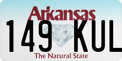 AR license plate 149KUL