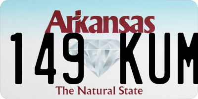 AR license plate 149KUM