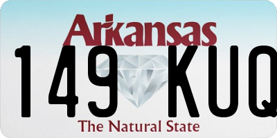 AR license plate 149KUQ