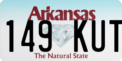 AR license plate 149KUT