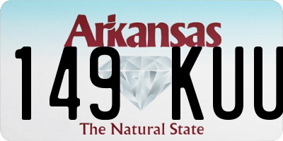 AR license plate 149KUU