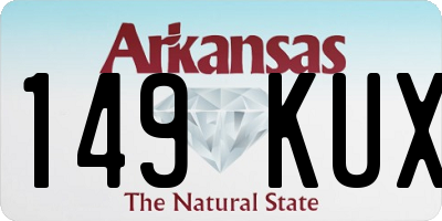 AR license plate 149KUX