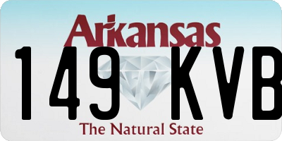 AR license plate 149KVB