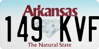 AR license plate 149KVF